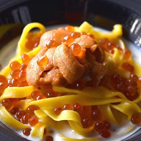 東京カレンダー どっさりとパスタのうえに盛られるうにといくらはビジュアルも最高 東京カレンダー 東カレ 恵比寿 イタリアン パスタ うに いくら イクラ Ciao Nihon