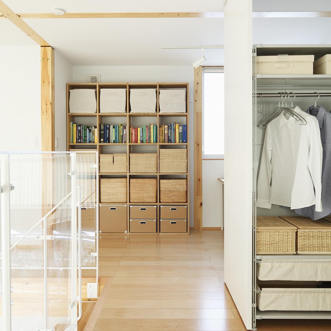 Muji無印良品の家 無印良品の家 港北ニュータウン店 木の家 モデルハウス 無印良品 無印良品の家 戸建て Mujihouse 書斎 収納 本棚 吹抜け インテ Ciao Nihon