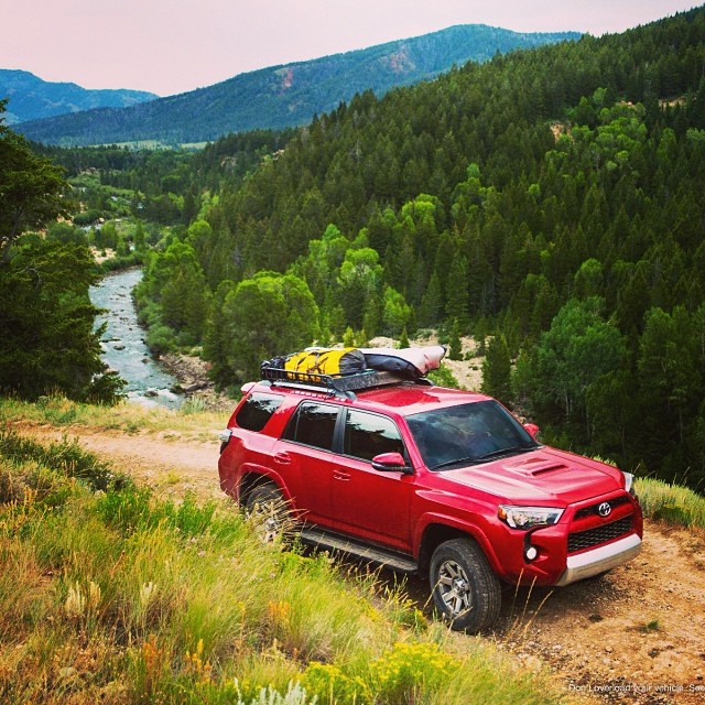 Toyota LetsGoPlaces where the river begins and rapids rule. 4Runner