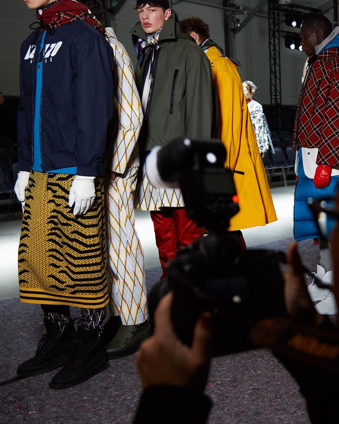 @KENZO: Backstage at the #KENZOFW17 Men and Women's show highlighting ...