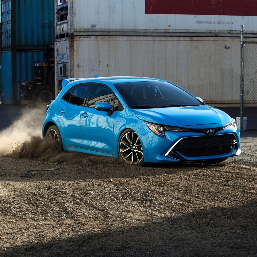 Toyota Low to the ground and lightweight, this energetic hatch will