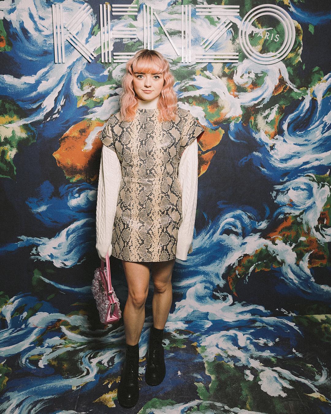 @KENZO: The actress of Game of Thrones @maisie_williams was wearing a