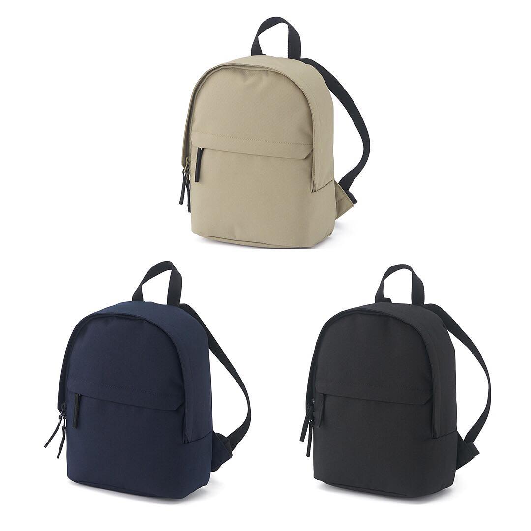 MUJI無印良品: 【新商品】撥水ミニリュックサック - 撥水加工を施した生地でつくった、シンプルなデザインのミニリュックサックです。  ちょっとした外出に重宝する、大人の女性でも気... - Ciao Nihon