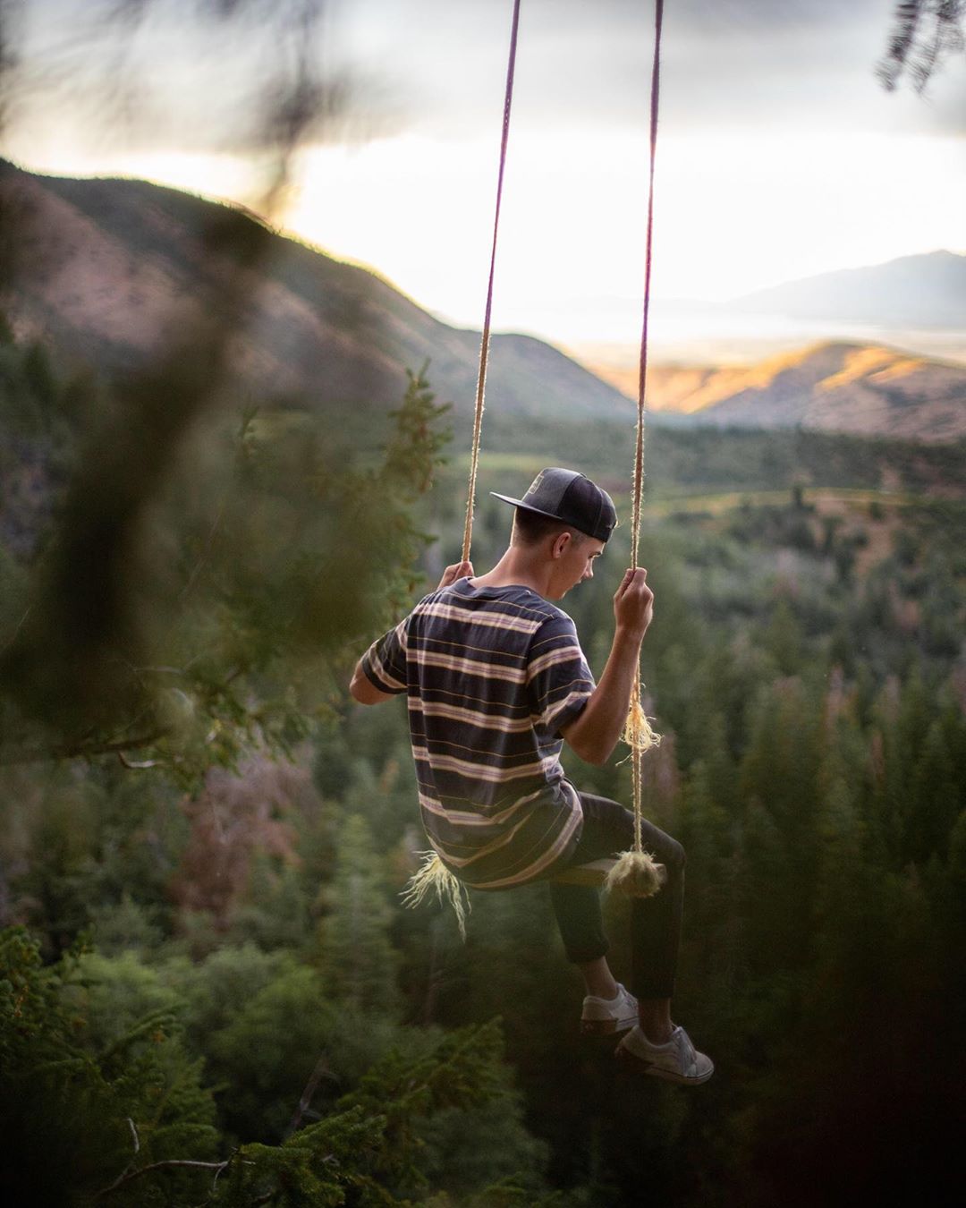 Canon "We heard about this swing over a cliff up the canyon, then proceeded to find an