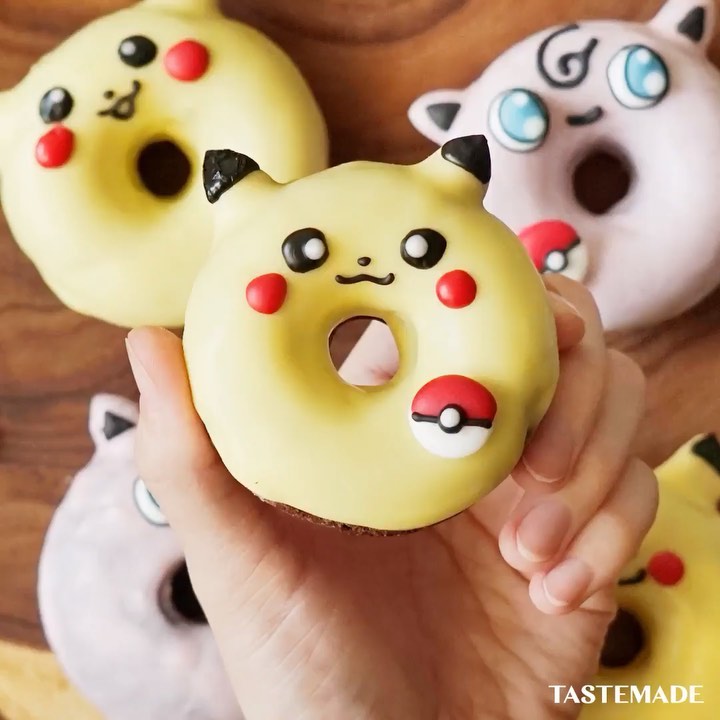 Tastemadejapan ポケモンgetだぜ ピカチュウドーナツ スマホアプリはレシピを簡単に探せるよ ダウンロードはプロフィールのurlをクリック 材 Ciao Nihon