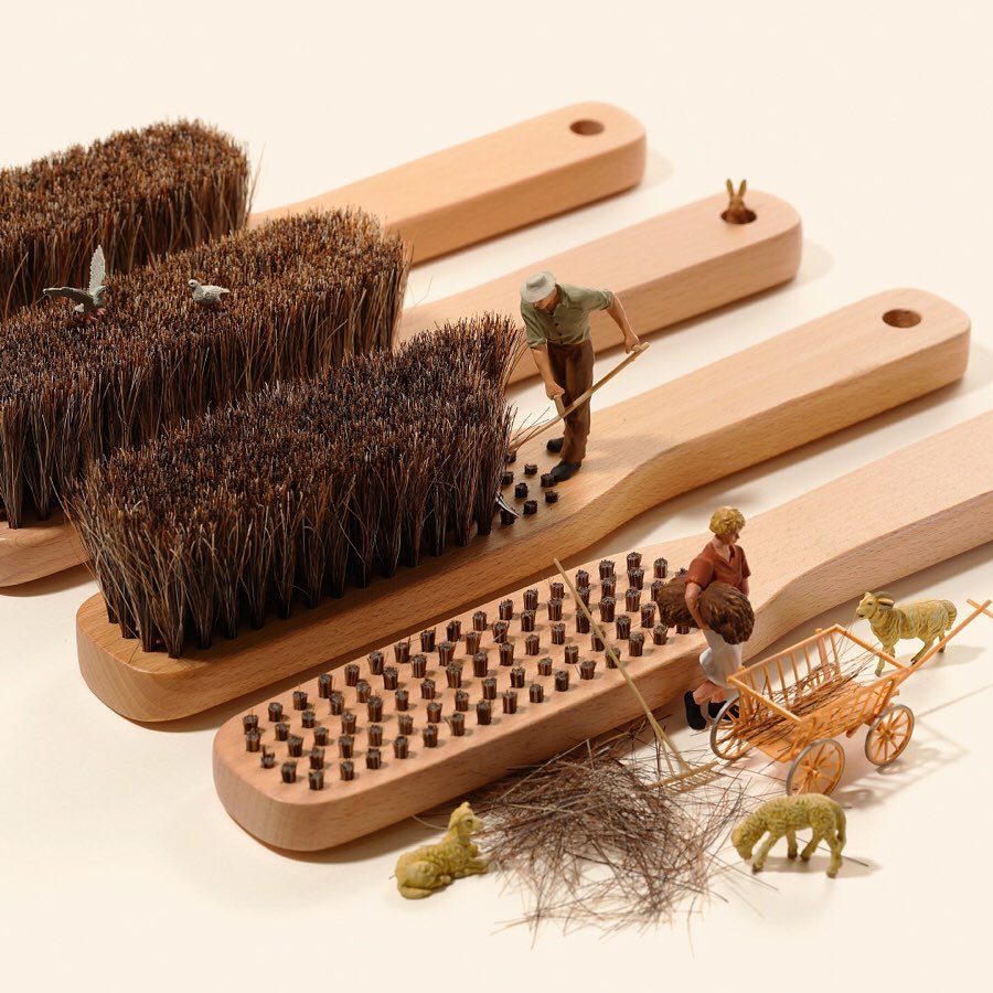 Muji無印良品 Small Muji Vol 1 Miniature 田舎ぶらし Rice