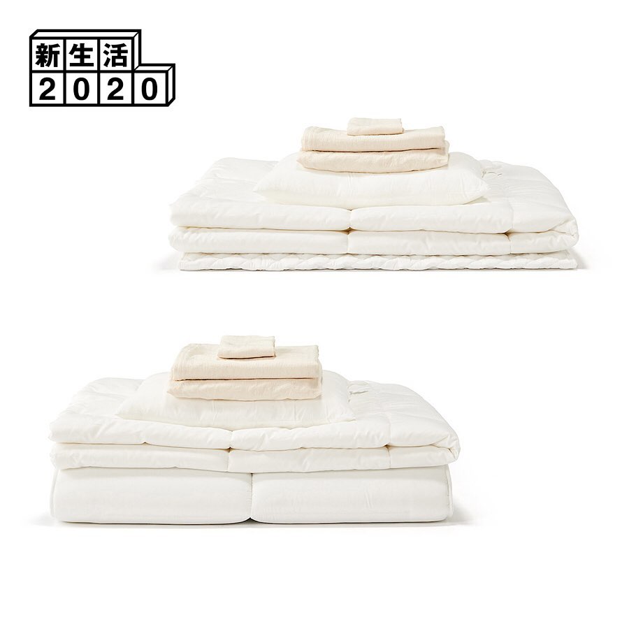 MUJI無印良品: 【新生活2020】寝具6点セット・シングル - ふとん、枕、綿100％のカバーなどの寝具6点セットです。  ベッド用と敷ふとん用を取り揃えています。 掛けふとん、... - Ciao Nihon