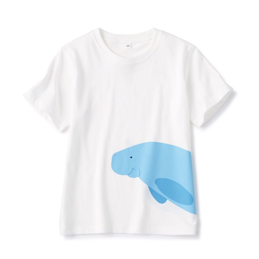 Muji無印良品 新商品 インド綿天竺編みプリントtシャツ こども 地球上に暮らすいきものの中で絶滅の危機にある動物 たちをモチーフとしたプリントtシャツです 売り上げの Ciao Nihon