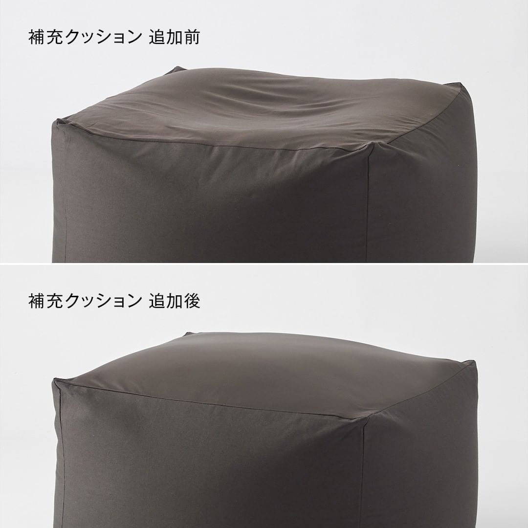 MUJI無印良品 【新商品】体にフィットするソファ用 補充クッション 体にフィットするソファ・本体専用の、補充用クッションです。へたった