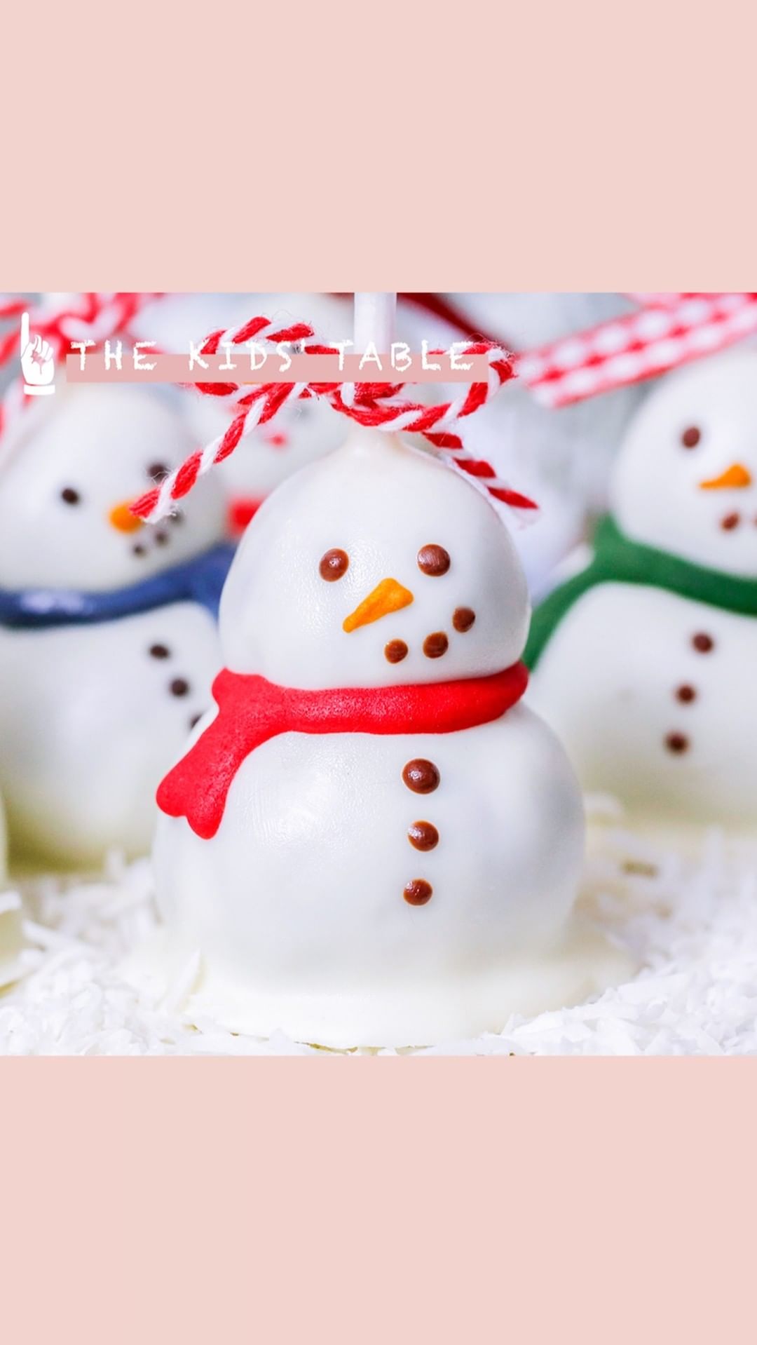 Tastemadejapan キッズたちがテイストメイドの人気レシピ 雪だるまケーキポップ を作ってクリスマスをお祝いしたよ 今年はおうちで クリスマスパーティー を楽しもう Ciao Nihon