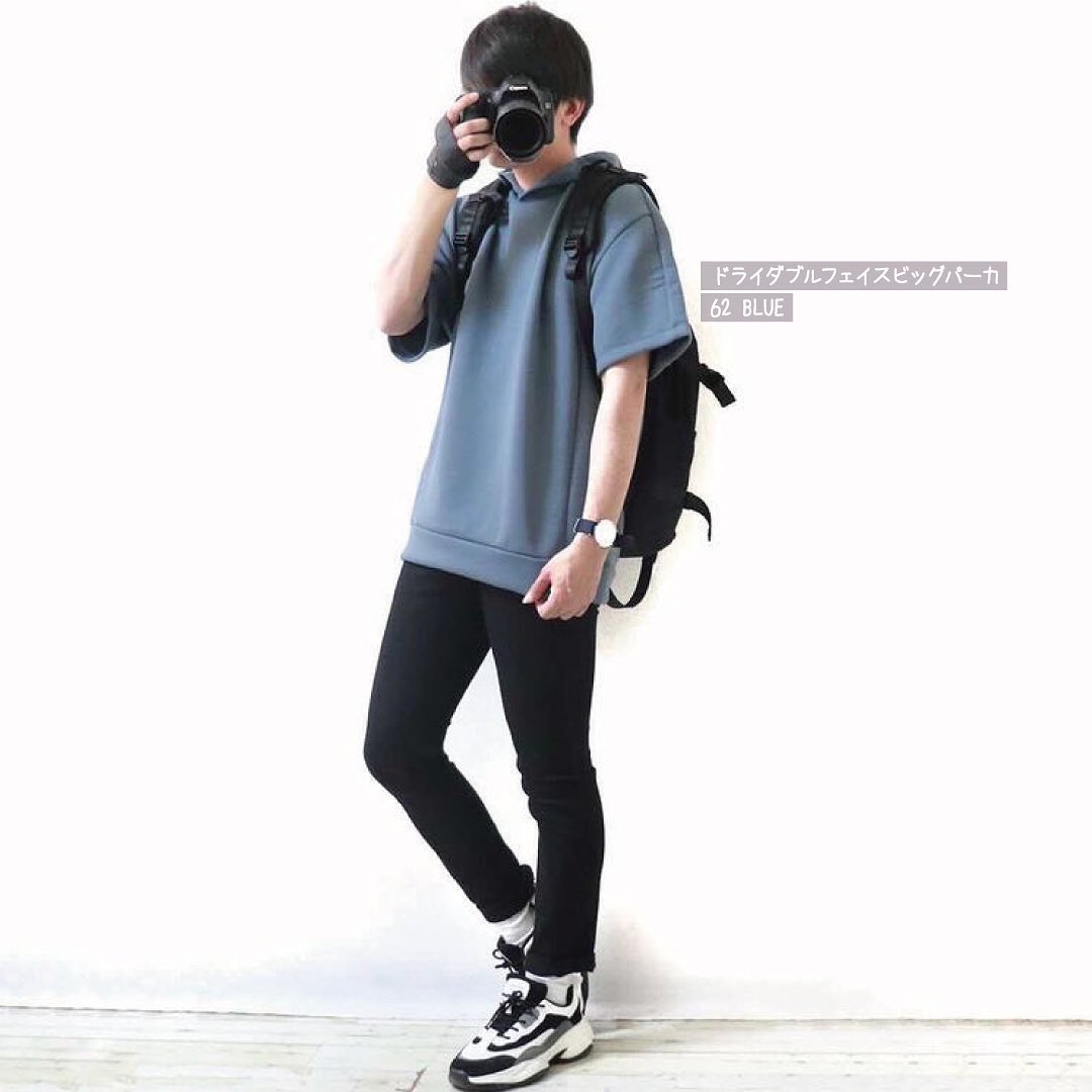 Gu For All きれい見えな５分袖パーカ 肩の落ち感も 全体のシルエットも良い感じレイヤードの仕方は 自由自在ですドライな生地感も 気持ち良くてデイリーに持ってこいの 使えるア Ciao Nihon