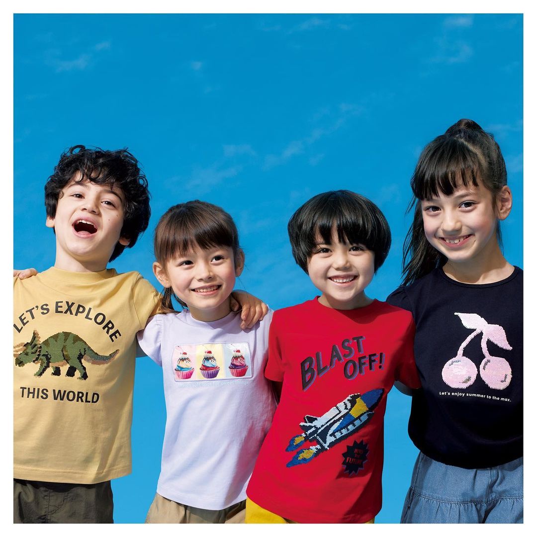驚きの安さ GU スパンコール Tシャツ