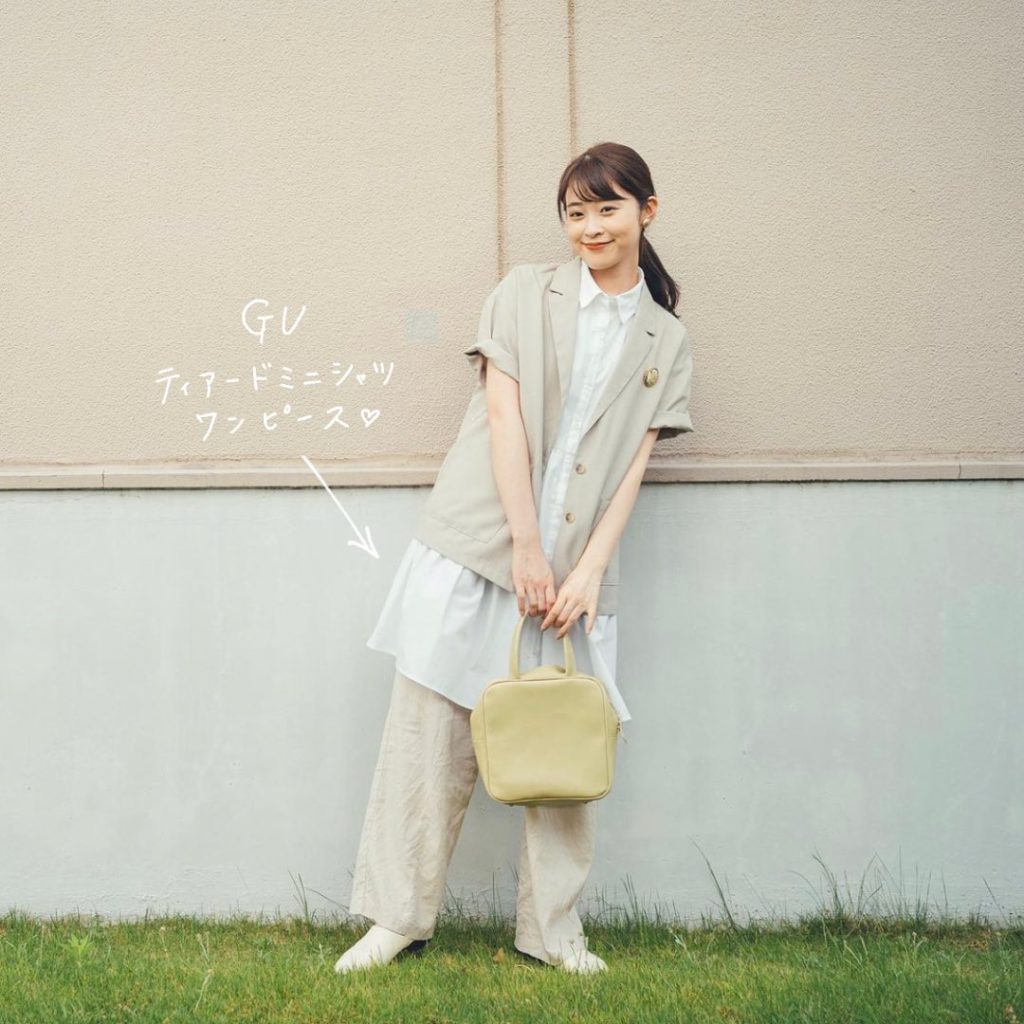 ティアードミニシャツワンピース Ciao Nihon ティアードミニシャツワンピース Ciao Nihon