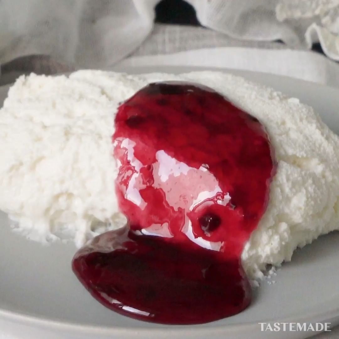 Tastemadejapan ふわふわ夢見心地 かご盛りの豆腐レアチーズケーキ ふわっふわのとろけるクリームチーズケーキはお豆腐を入れて 優しい味に 材料 生クリーム 100ml Ciao Nihon