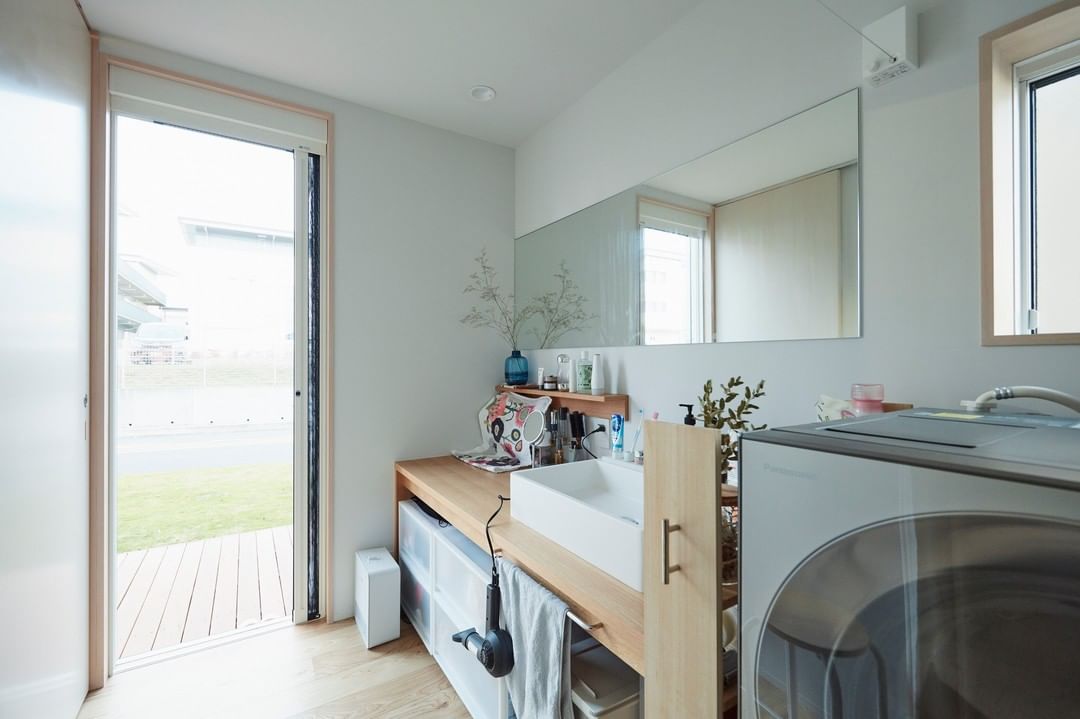 MUJI無印良品の家 【住まいの実例】土間を部屋と一体化するように使えるようにしました。 茨城県つくばみらい市に