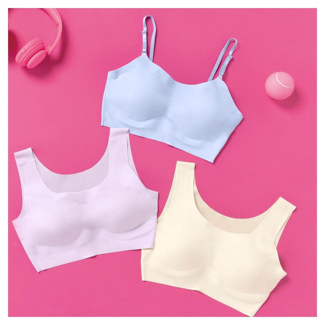 Gu ジーユー はじめてのブラにおすすめ 女の子の成長に寄り添ったインナー ブラフィールプチ ティーンズブラ 透けにくいものが欲しいという声にこたえて 無地のカラーバ Ciao Nihon