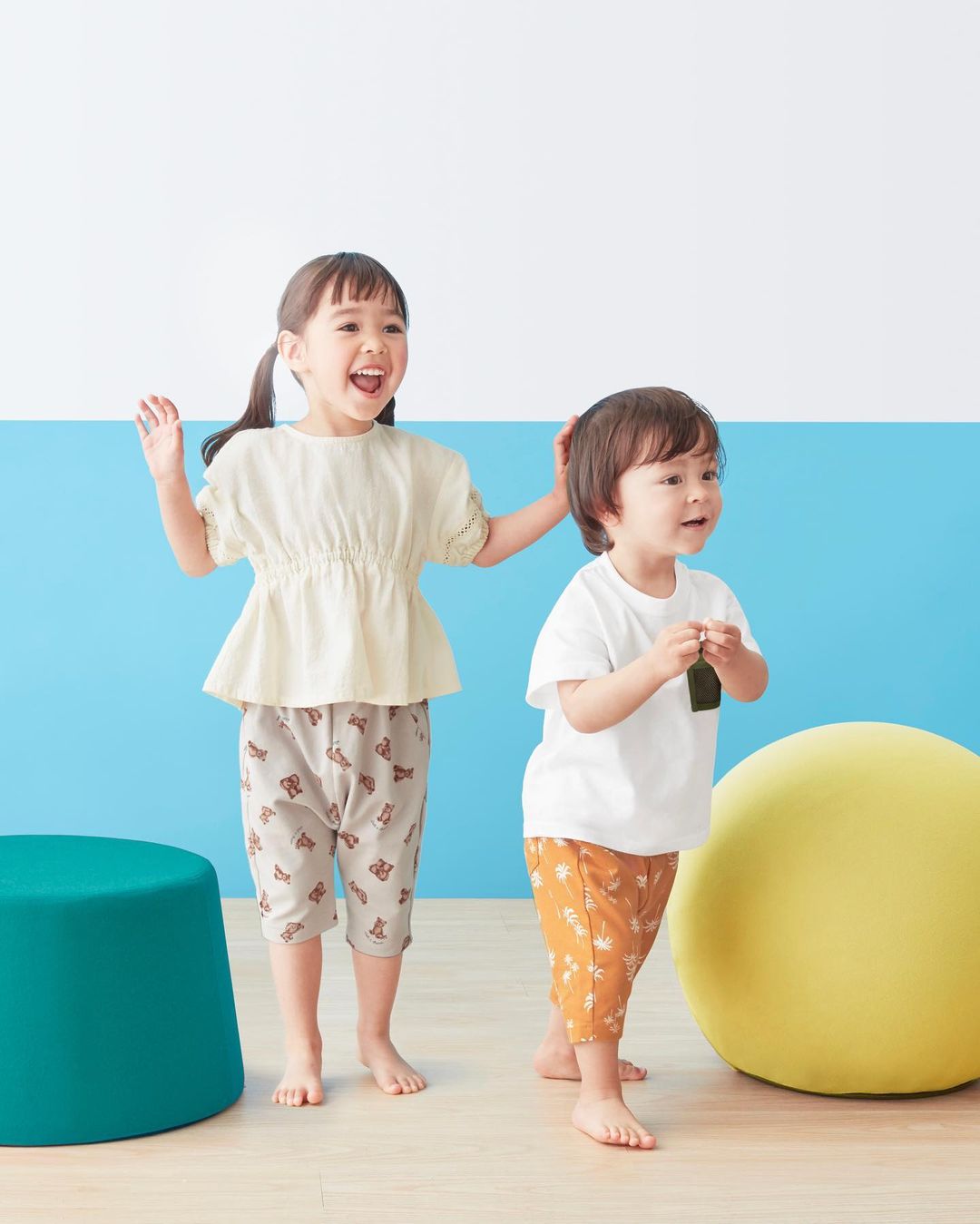 ベビーグッズも大集合 GU サマナルパンツ