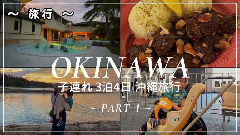 【沖縄Vlog】沖縄3泊4日旅行 子連れ旅(part 1)