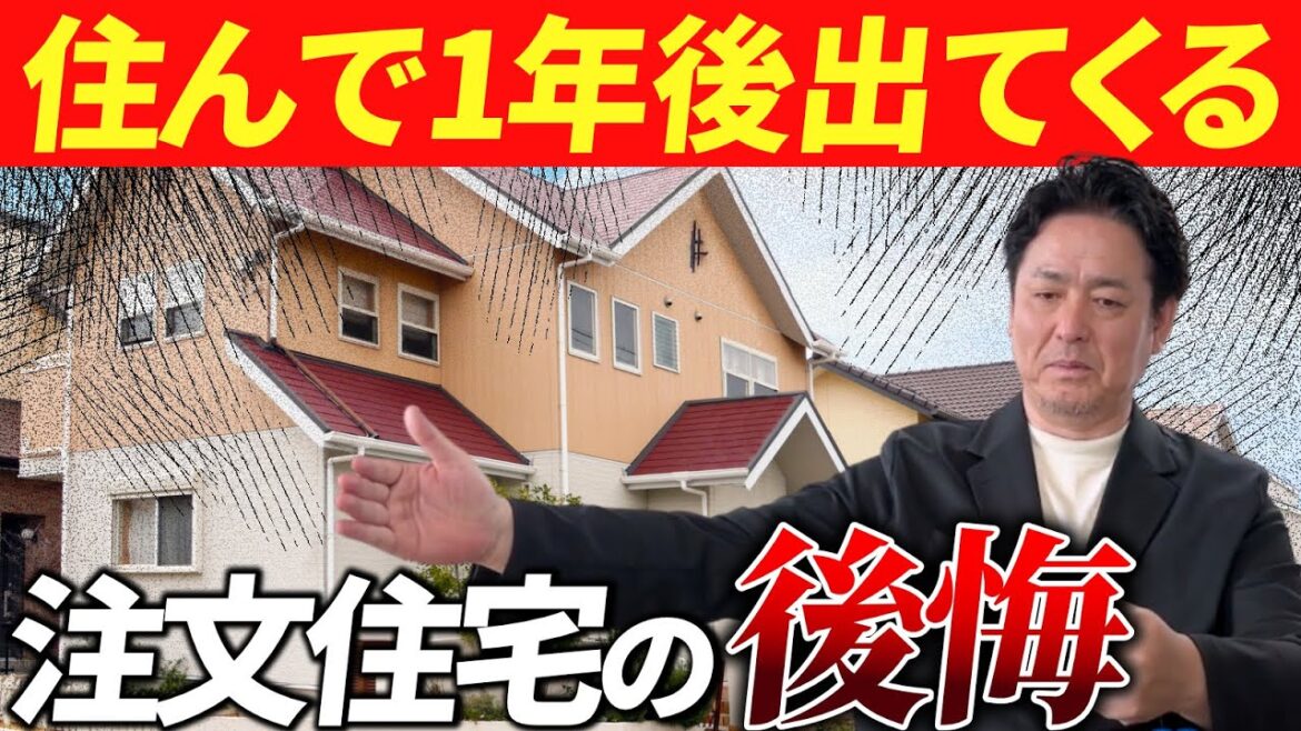 【注文住宅】一年後に後悔しないためには...