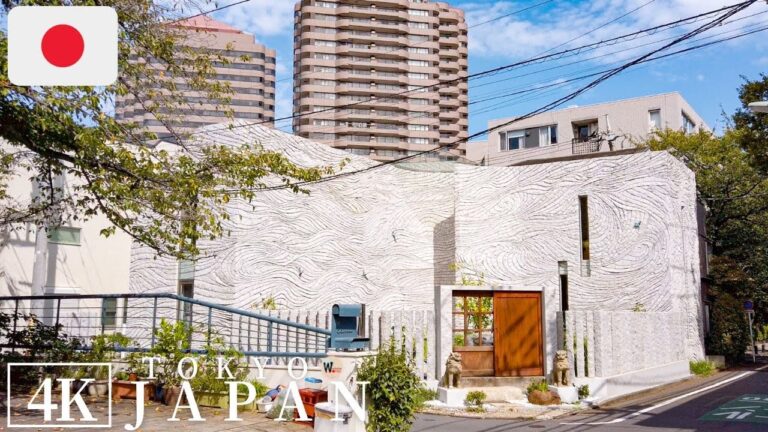 🇯🇵4K 六麓荘のライバル御殿山(東京品川区）高級住宅街 豪邸ツアー 🇯🇵 Japanese Modern House - Rich Big House in Tokyo
