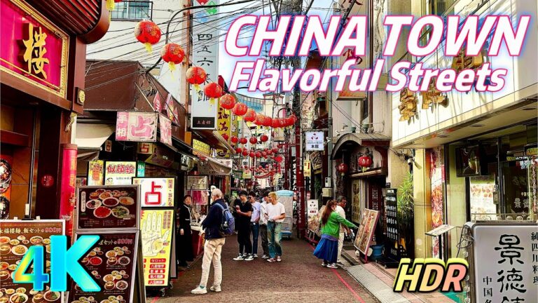 [4K HDR] Yokohama Chinatown - Japan’s Flavorful streets | Must-See | [Yokohama Walk]🧧🌟🥢