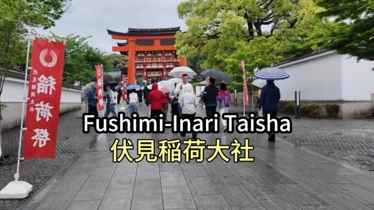 2024 4K | KYOTO JAPAN | Kyoto Fushimi-inari Taisha Shrine Walking Tour｜伏見稲荷大社｜日本旅游推荐
