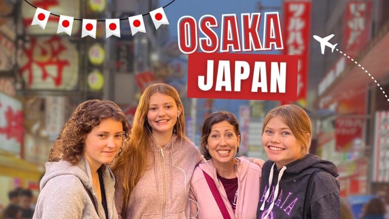 OSAKA - FOODIE CAPITAL OF JAPAN !!! 🇯🇵🍣🥟❤️  Does It Live Up To The Hype? | 197 Countries, 3 Kids