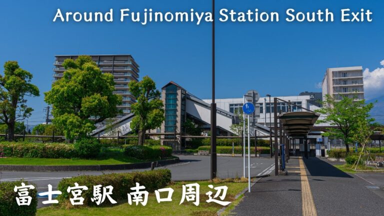 【4K】富士宮駅 南口周辺 - Around Fujinomiya Station South Exit / Walking tour / Japan / DJI Osmo Pocket 3