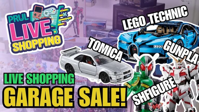 Live Shopping GARAGE SALE | GUNPLA, LEGO TECHNIC, SHFIGURE, TOMICA, POP MART, DAN LAIN - LAIN!