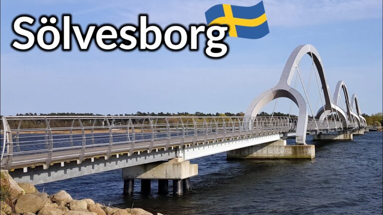 Sweden, walking tour of the coastal town Sölvesborg