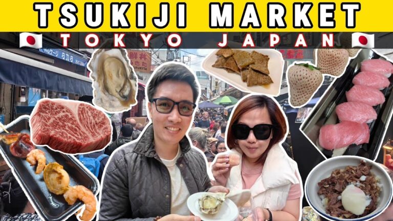 TSUKIJI FISH MARKET TOKYO 2024: HIDDEN GEMS AND MUST-TRY STREET FOOD | JAPAN VLOG 2024