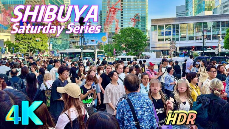 [4K HDR] Shibuya Walk - Saturday Series | ✧ 30 ✧ | Sat, May 18, 2024 • [渋谷] - Tokyo Walk 🌇😍