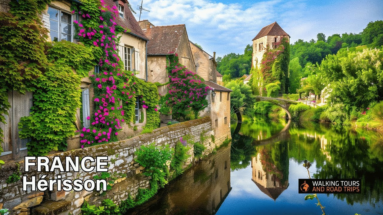 Hérisson France 🇫🇷 French Village Tour - Most Beautiful Villages in ...
