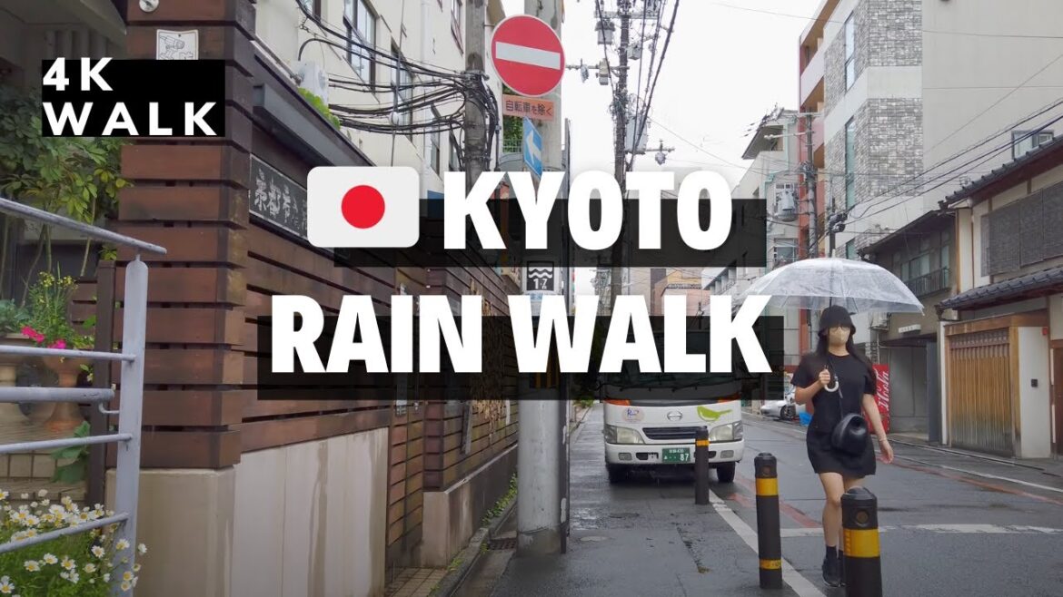 Walking in the Rain in Kyoto | 4K Walking Tour Walking in the Rain in Kyoto | 4K Walking Tour
