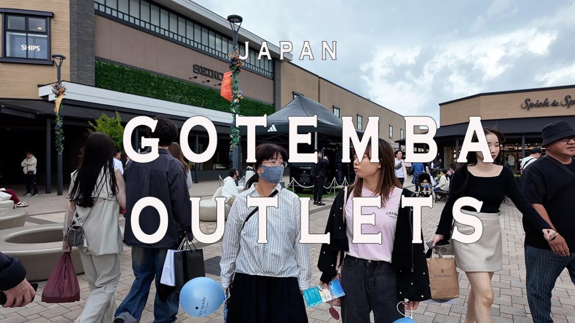Gotemba outlets 4K Walking Tour with Captions & Immersive Sound,御殿場アウトレット
