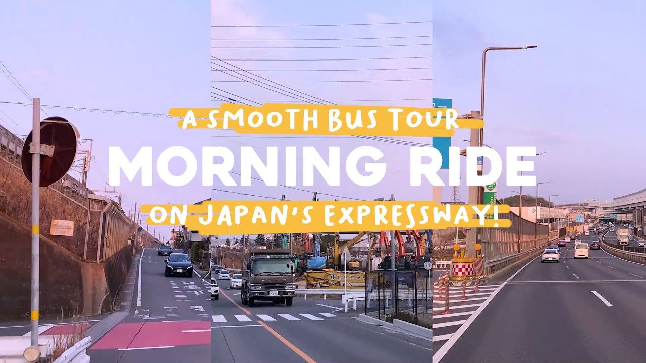🇯🇵 Morning Ride: A Smooth Bus Tour on Japan's Expressway! - Ciao Nihon