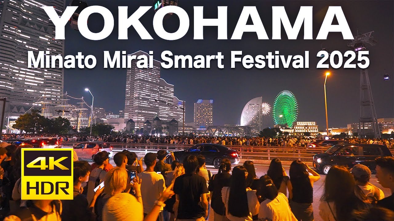 【4K HDR🇯🇵】Minato Mirai Smart Festival 2025 Ciao Nihon