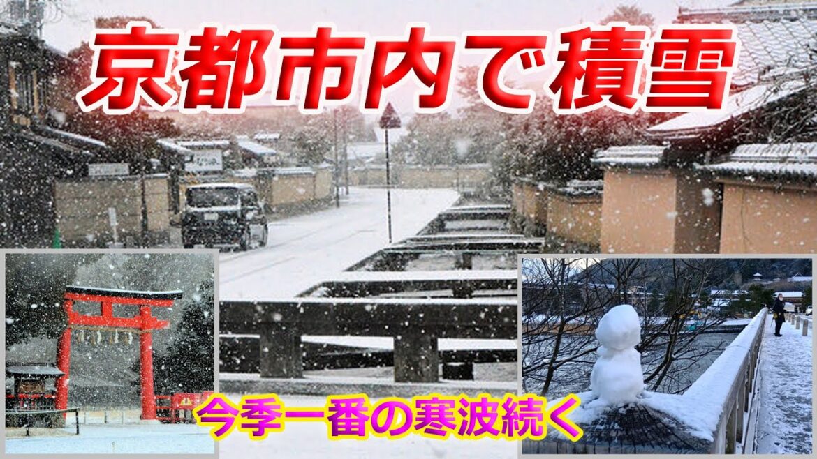 京都市内の鴨川や嵐山渡月橋などで雪化粧(2026年1月25日 京都市内)Kamo River and Arashiyama Togetsukyo Bridge are covered in snow 京都市内の鴨川や嵐山渡月橋などで雪化粧(2026年1月25日 京都市内)Kamo River and Arashiyama Togetsukyo Bridge are covered in snow