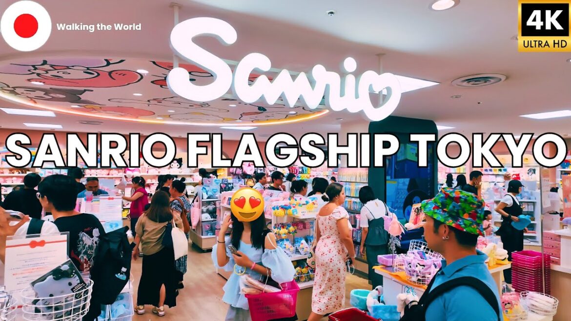Sanrio Nishiginza Tokyo - World's LARGEST Sanrio Store FULL Tour [4K]