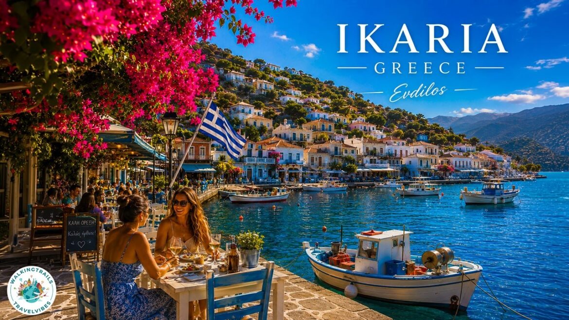 Evdilos, Ikaria 🇬🇷 | 4K Walking Tour of Greece’s Legendary Blue Zone Island Evdilos, Ikaria 🇬🇷 | 4K Walking Tour of Greece's Legendary Blue Zone Island