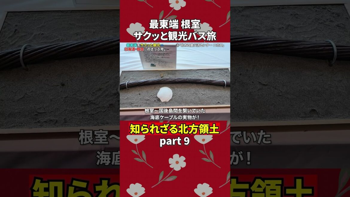 北方領土の海底ケーブル、実物あります