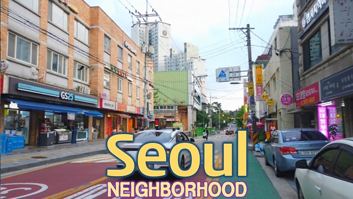 Seoul, Korea - Walking Tour of Neighborhood - 4K - Amsa 3-dong [Gangdong-gu 4] 1(4)-9