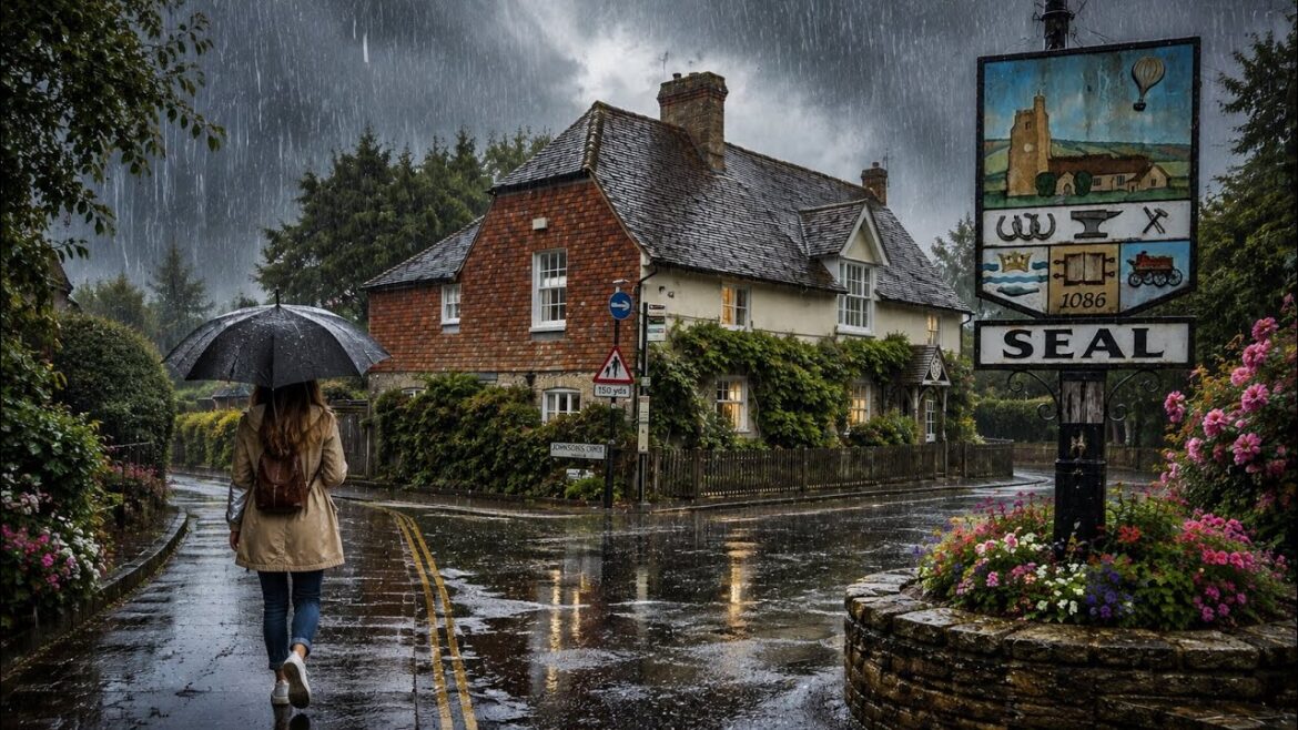 When Gentle Drizzle Became a Summer Downpour | Seal Village, Kent | 4K ASMR Rain Ambience When Gentle Drizzle Became a Summer Downpour | Seal Village, Kent | 4K ASMR Rain Ambience