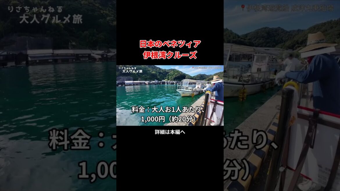 【海の京都🛥️】日本のベネツィアと呼ばれる伊根湾クルーズが1,000円で最高すぎた!? #伊根の舟屋 #京都旅行 #海の京都 【海の京都🛥️】日本のベネツィアと呼ばれる伊根湾クルーズが1,000円で最高すぎた!? #伊根の舟屋 #京都旅行 #海の京都
