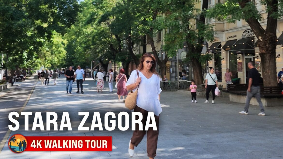 Stara Zagora: Bulgaria's Most Underrated City Center? - 4K Walking Tour