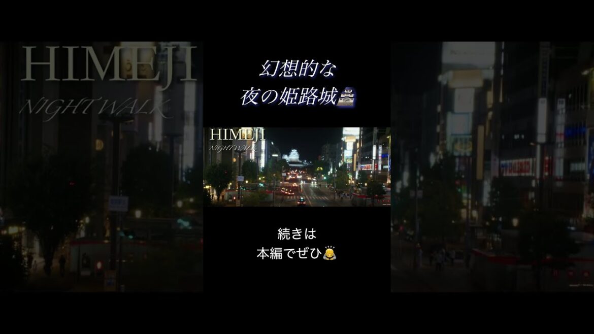 🏯Night Walk in Himeji🏯
