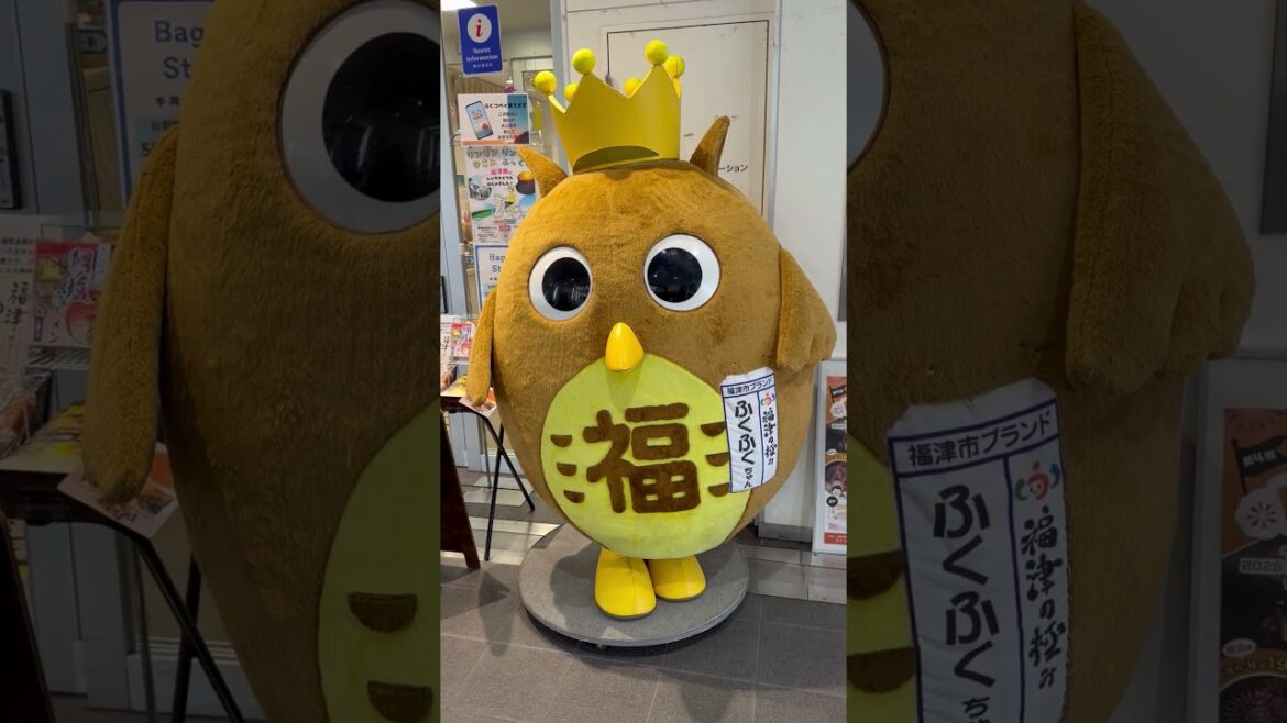 【福岡】初めて見た！福津市のゆるキャラ、ふくふくちゃん #shorts